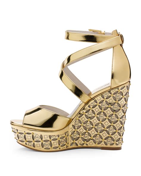 wedge michael kors|michael kors wedge sale.